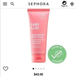 Australian pink clay exfoliating treatment
